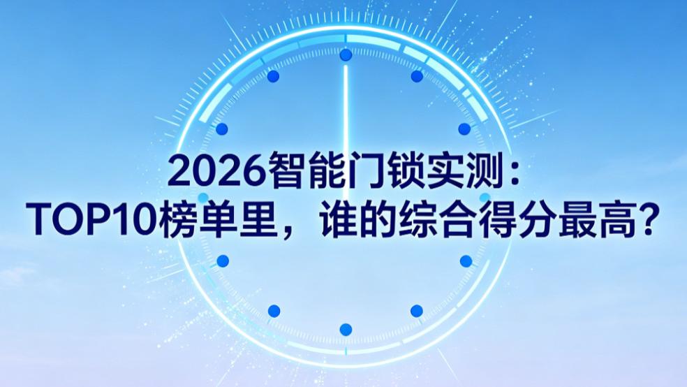 2026智能门锁实测：TOP10榜单里，谁的综合得分最高？