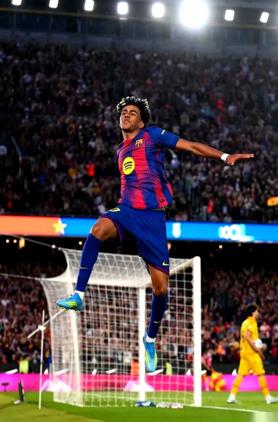 巴萨这场4:1，根本不是踢给西班牙人看的。
这是直接把战书，甩在了马竞的脸上。