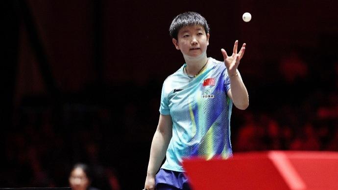 格局！孙颖莎：石洵瑶实力非常强跑得也快！面对她立足一分一分去拼