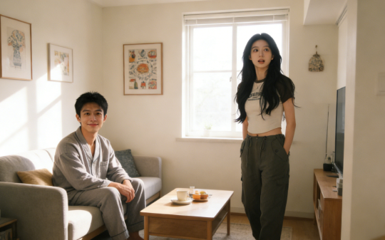 女实习生求我同居，我犹豫再三后还是同意了，半年后我连升三级，这天我看清总裁后愣在原地