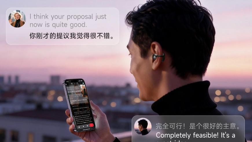 iPhone用户的2026耳机新选择：支持AI翻译的耳夹式耳机体验