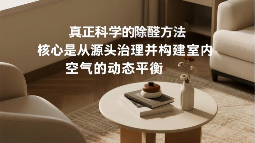 新房装修入住无固定时限！科学除醛守好空气安全关