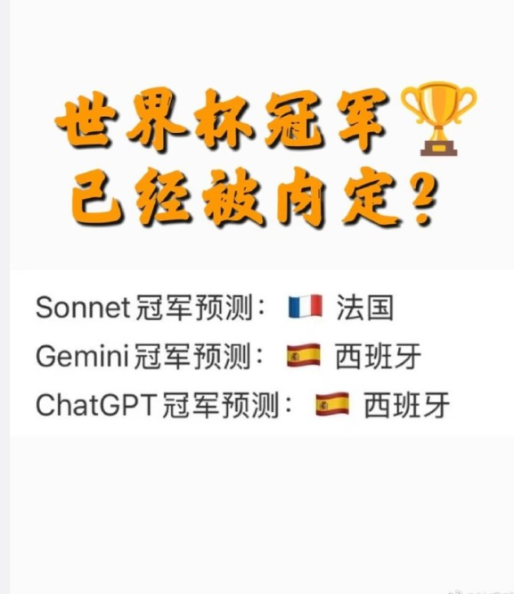 是不是有点太玄乎了？

不少球迷看完多场争议判罚，认定本届世界杯冠军提前内定，两