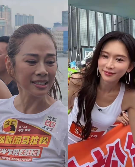 55岁的陈松伶，
给中年女性提了一个很实在的醒。

前不久香港马拉松，
她和林志