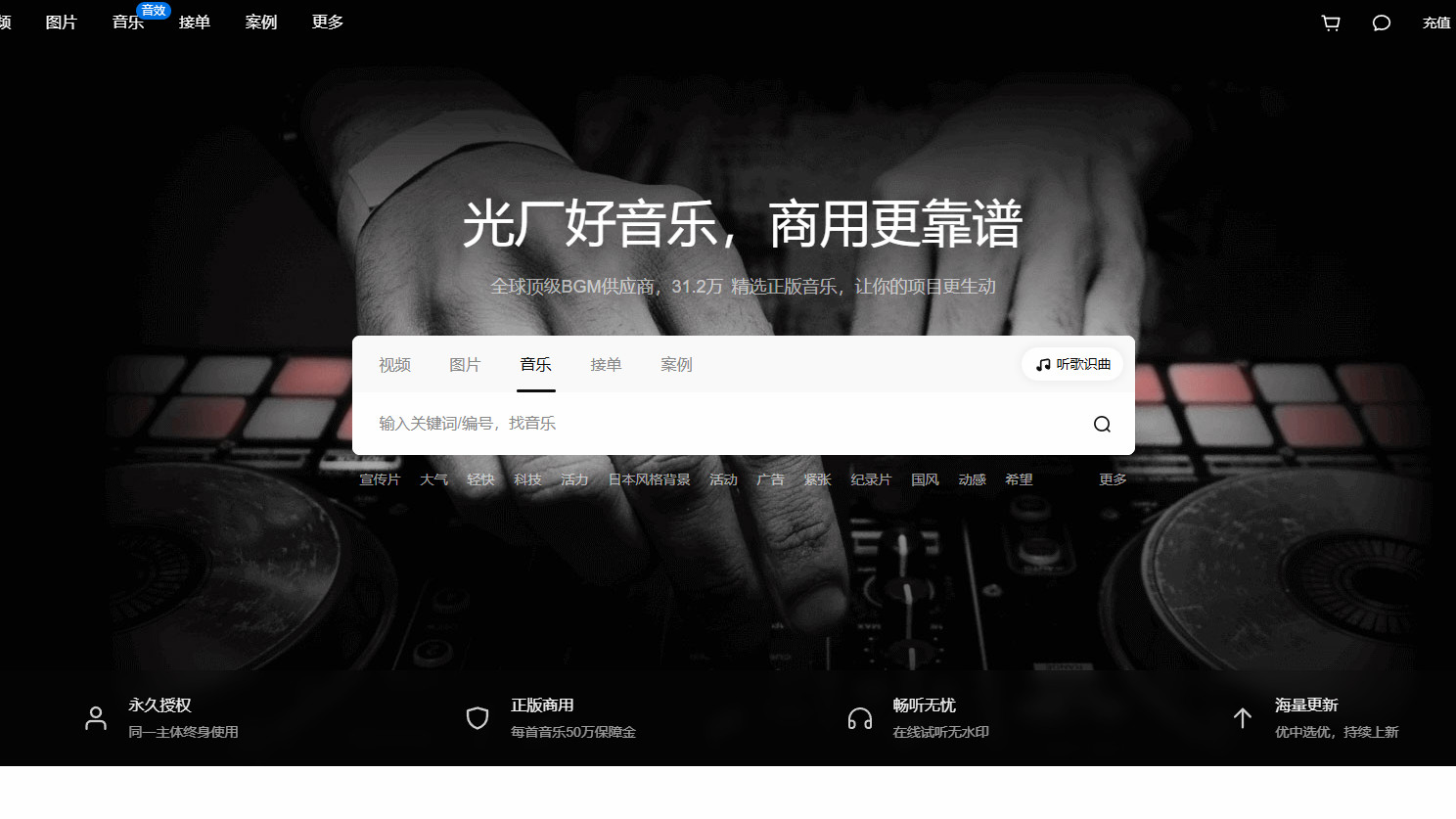 2026年颁奖典礼背景音乐素材平台对比：5个国内外网站横向评测