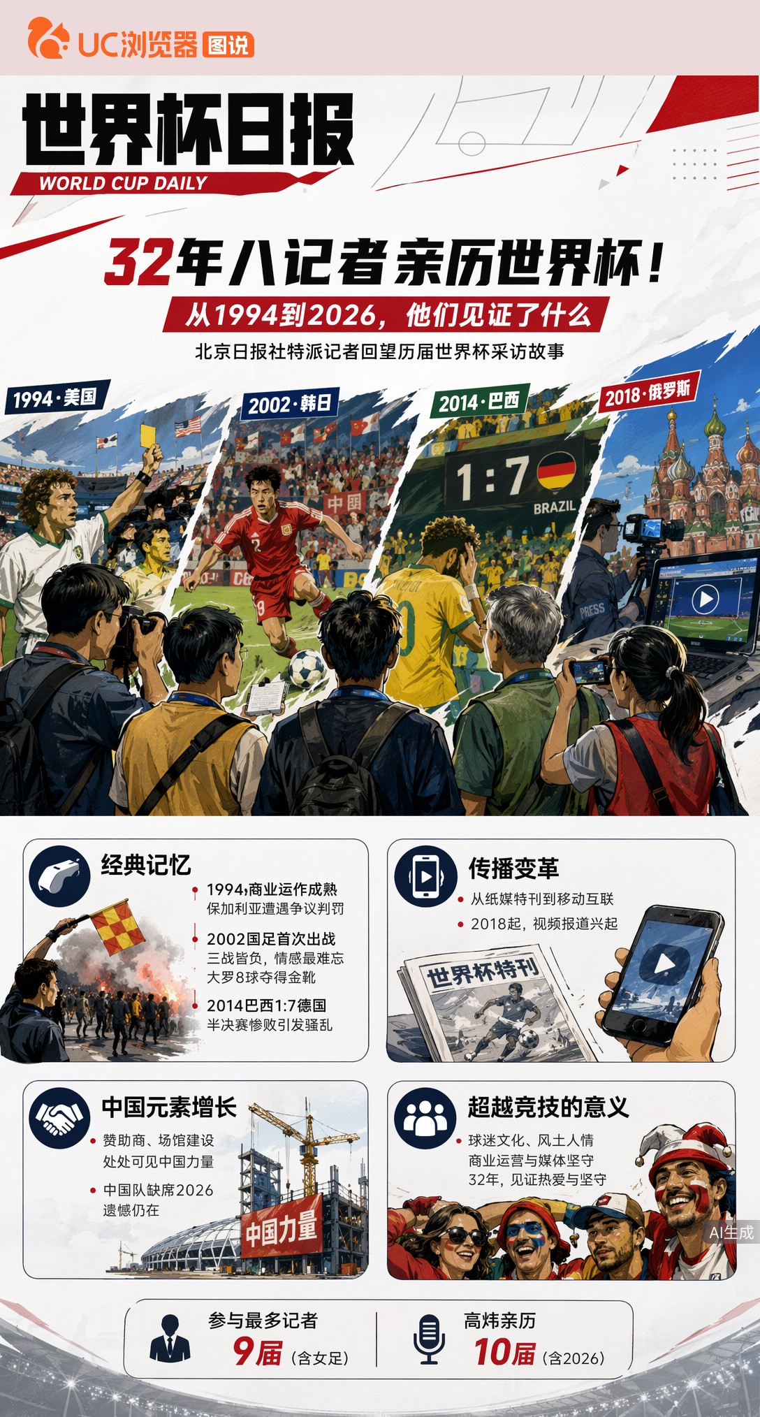 32年八记者亲历世界杯！从1994到2026，他们见证了什么