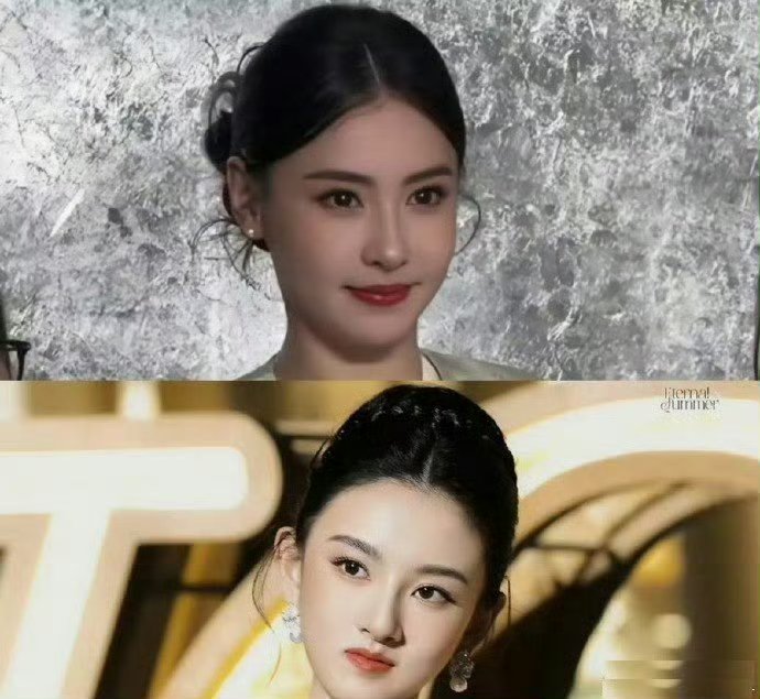 宋祖儿和张柏芝都是骨相美人，这脸简直一模一样啊 ​​​