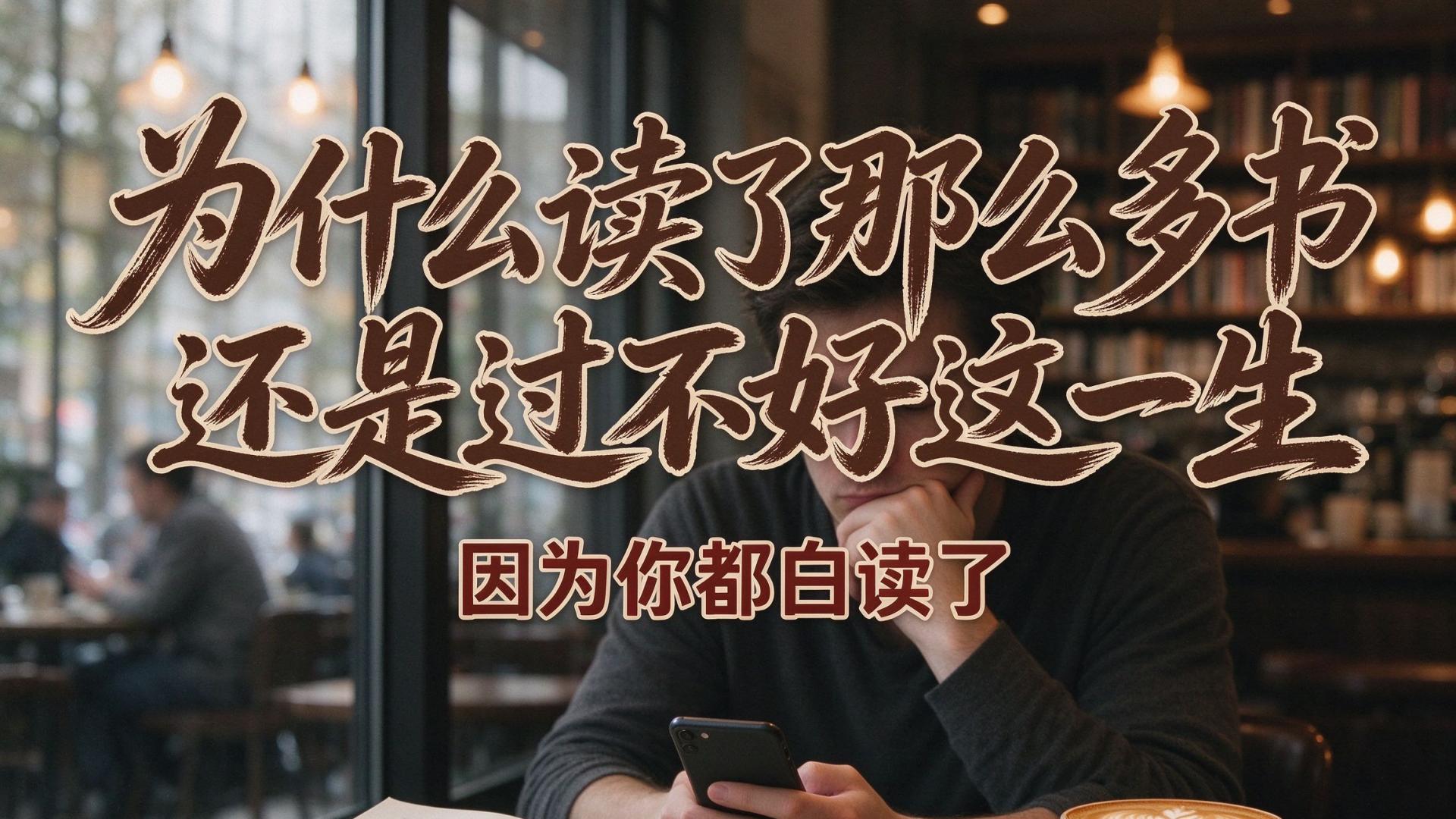 为什么你读了那么多书，还是过不好这一生？因为你都白读了