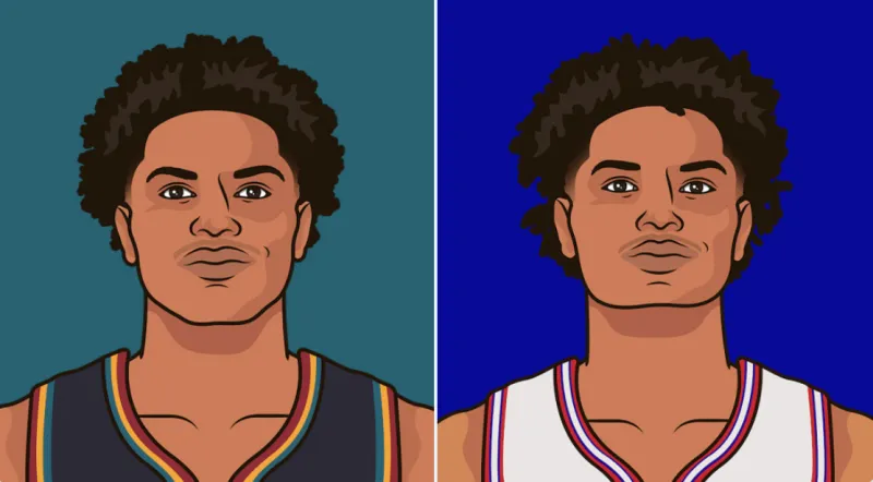 据StatMuse统计，本赛季汤普森兄弟奥萨尔-汤普森与阿门-汤普森的数据如下：