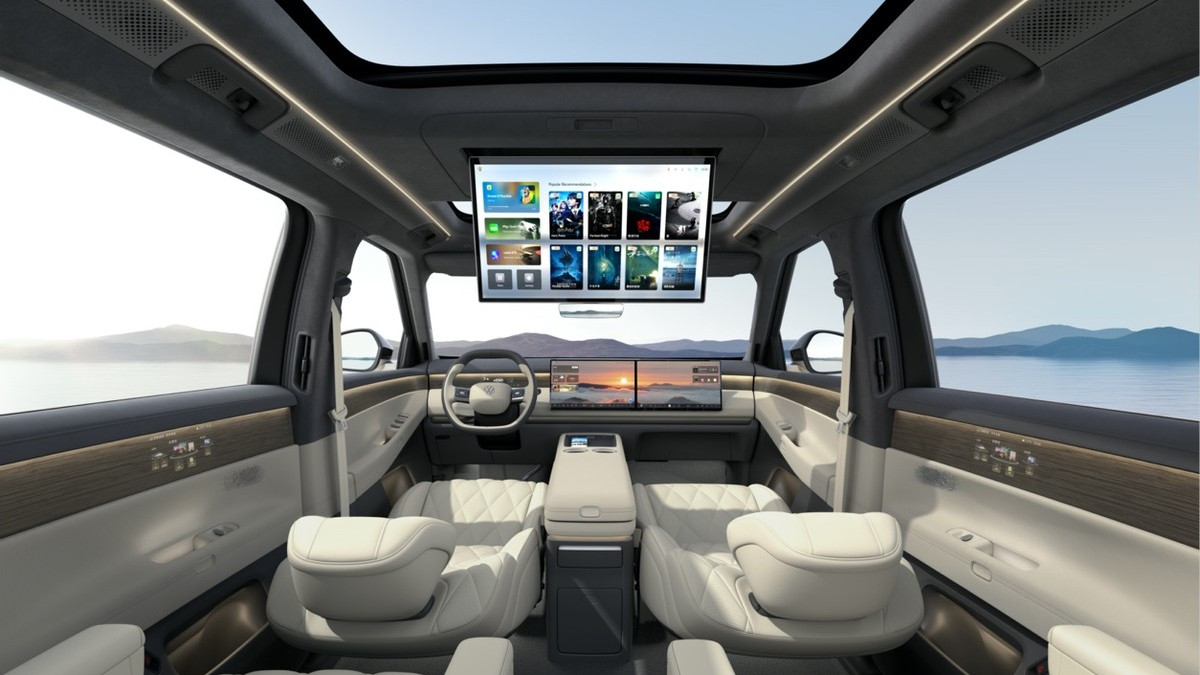 这款大众不一样！ID. ERA 9X内饰公开