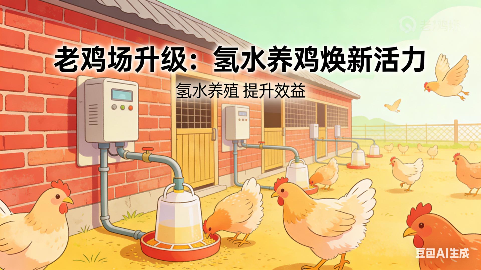 老鸡场想升级？氢水养鸡提升效益，焕发新活力