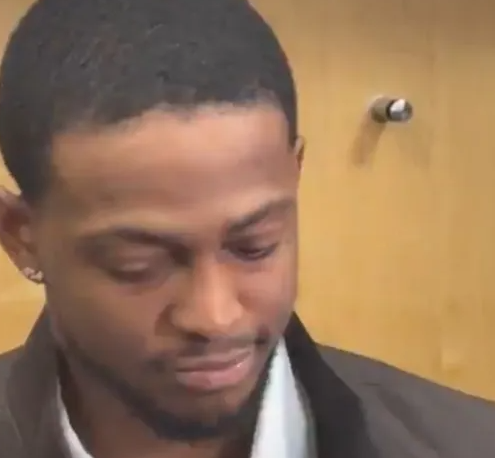  NBA总决赛第四场，马刺球员达龙-福克斯接受了记者采访，并谈到了最后时刻自己选