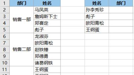 如何根据关键字匹配出合并单元格区域？