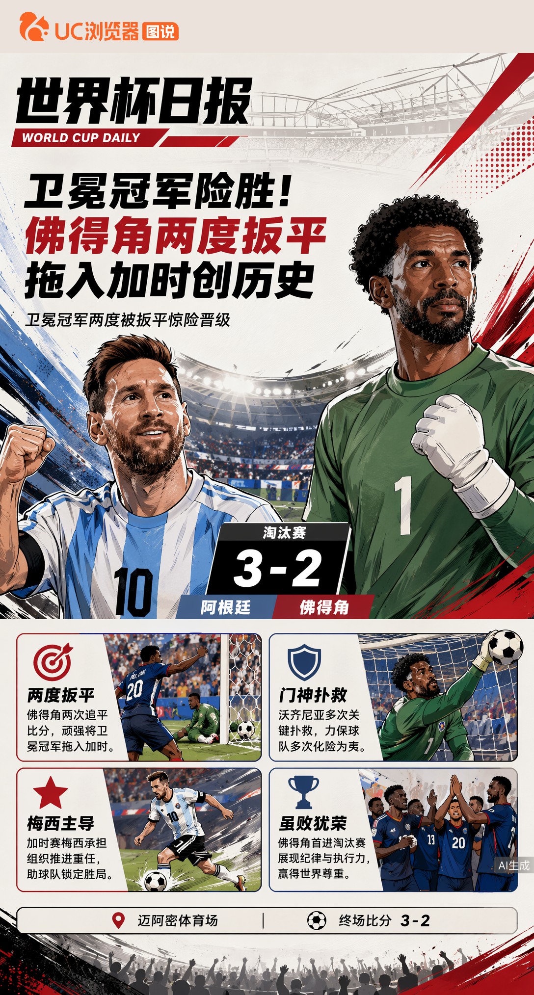 卫冕冠军险胜！佛得角两度扳平拖入加时创历史