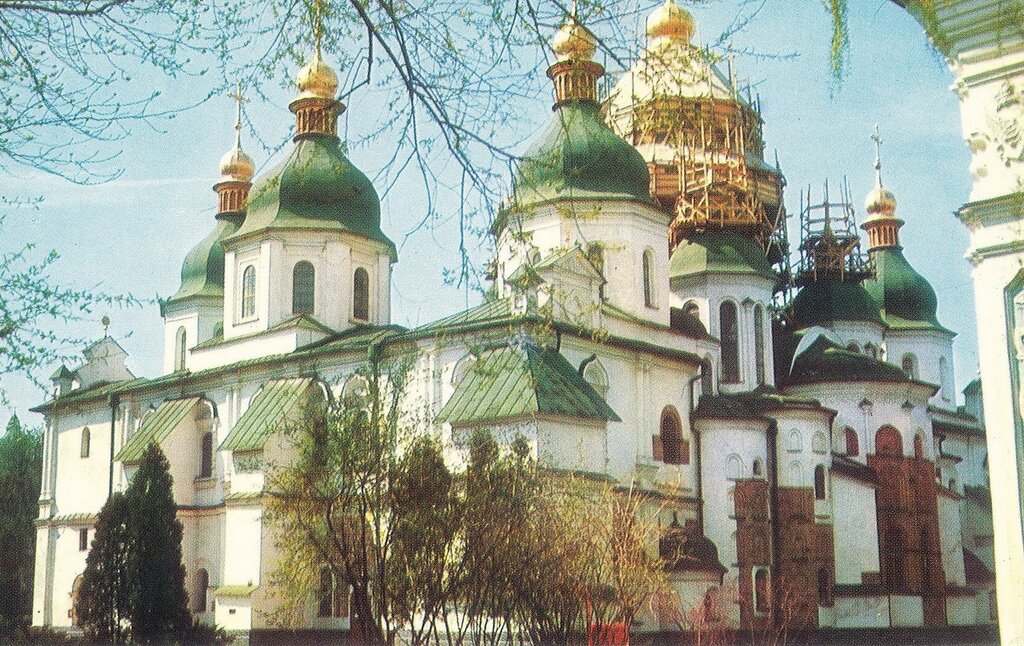 1975年，乌克兰基辅索非亚大教堂。