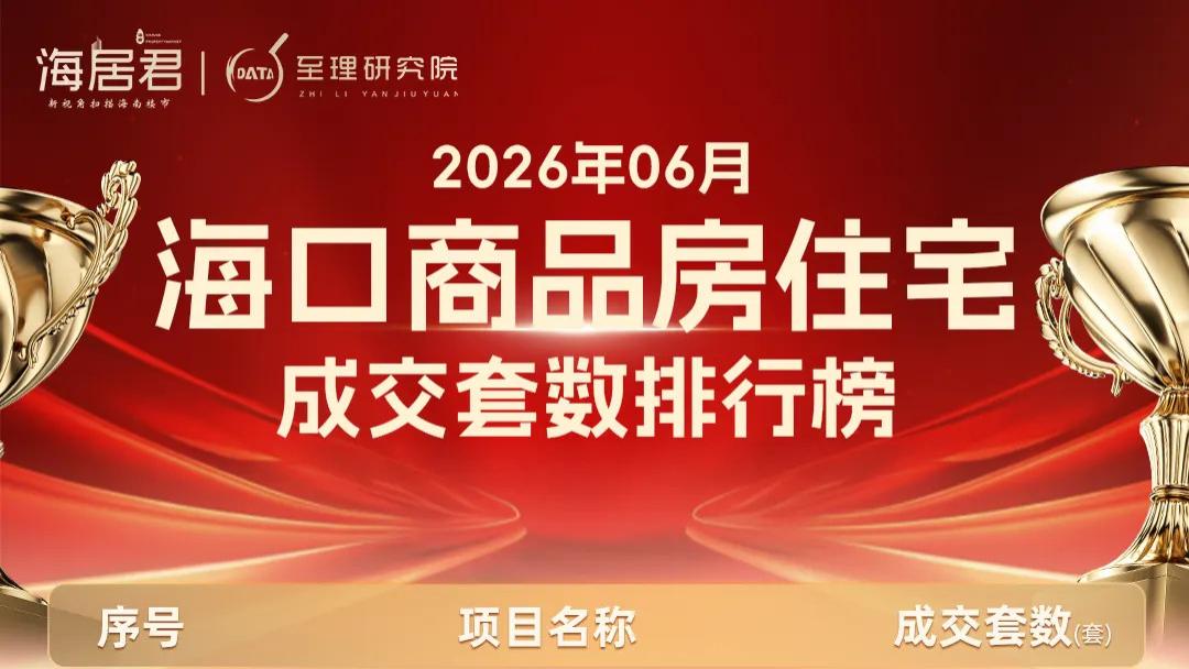 海口楼市，热势涌动！6月份大卖15万方，揽金超24亿！