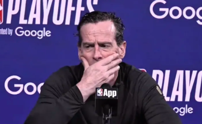 NBA季后赛，骑士126-113击败猛龙。
骑士主帅肯尼-阿特金森接受了记者采访