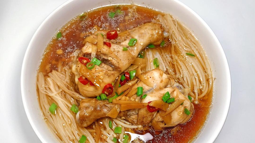 金针菇蒸鸡腿：蒸出鲜嫩与鲜香的美味邂逅