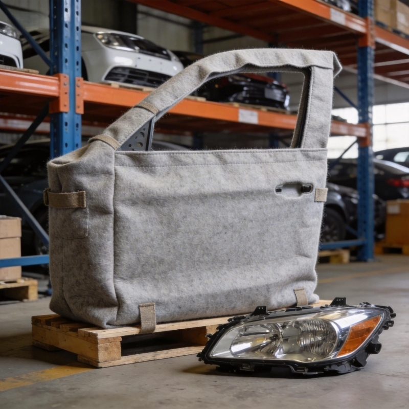 汽车汽配仓储物流防护大升级，耐磨毛毡布袋凭啥成新宠？