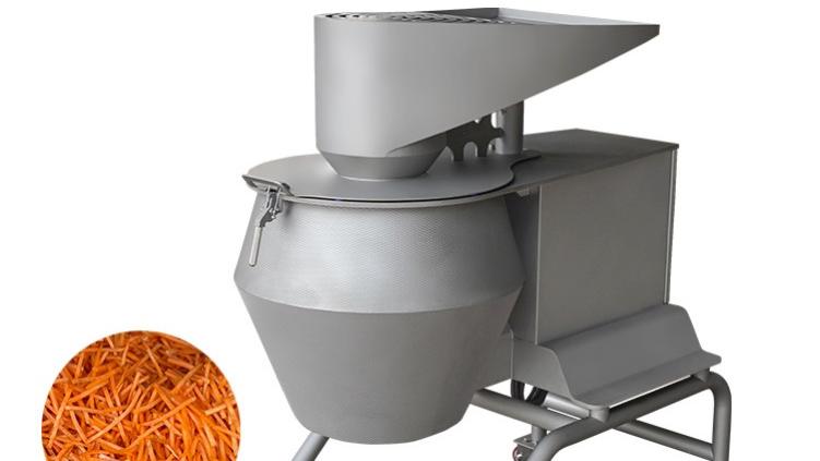食品厂降本增效利器！福九盛盈 TJ-400T 旋风式擦丝切片机替代人工切割