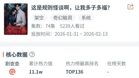 2026年男频爆款《规则怪谈》，透露了什么创作密码？