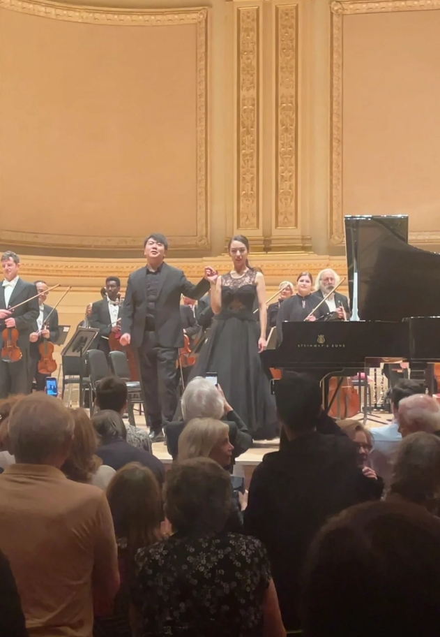 直观感受到了吉娜跟郎朗的差距