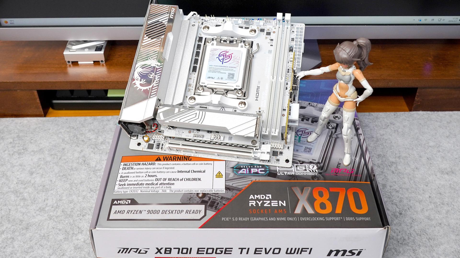 U4+3个M2接口的唯一AMD ITX主板，MPG X870I EDGE TI EVO WIFI评测