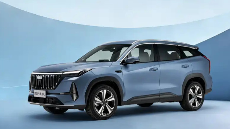 主推晴山蓝车色 吉利博越L新版车型官图 近期上市