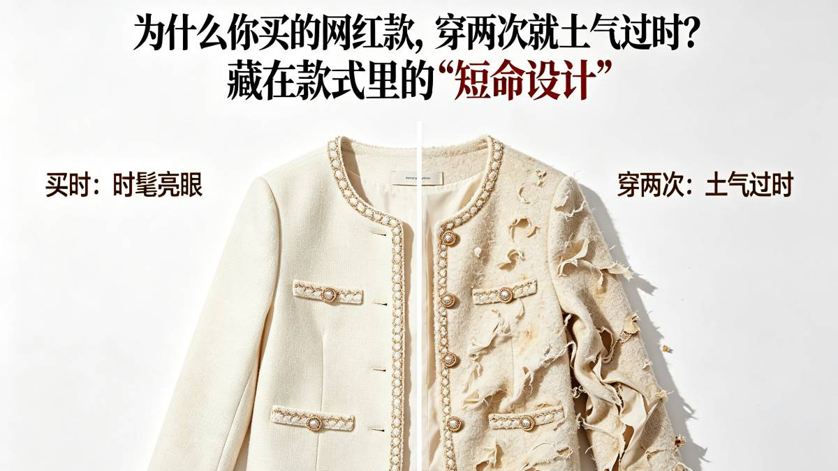 为什么你买的网红款，穿两次就土气过时？藏在款式里的“短命设计”
