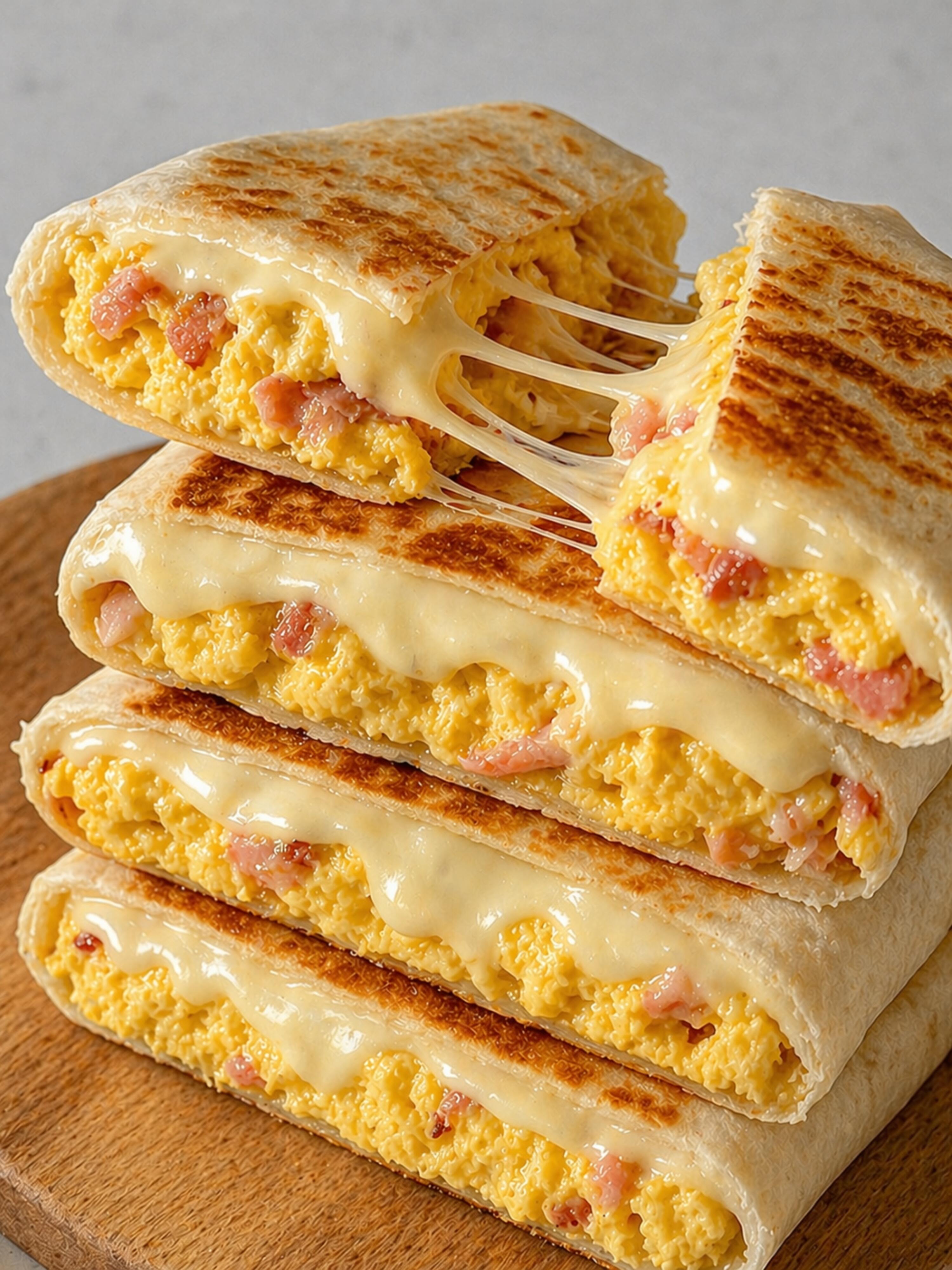 5分钟快手卷饼✨低卡爆浆，蟹柳芝士香到上头
早餐不知道吃什么？这款5分钟就能做好