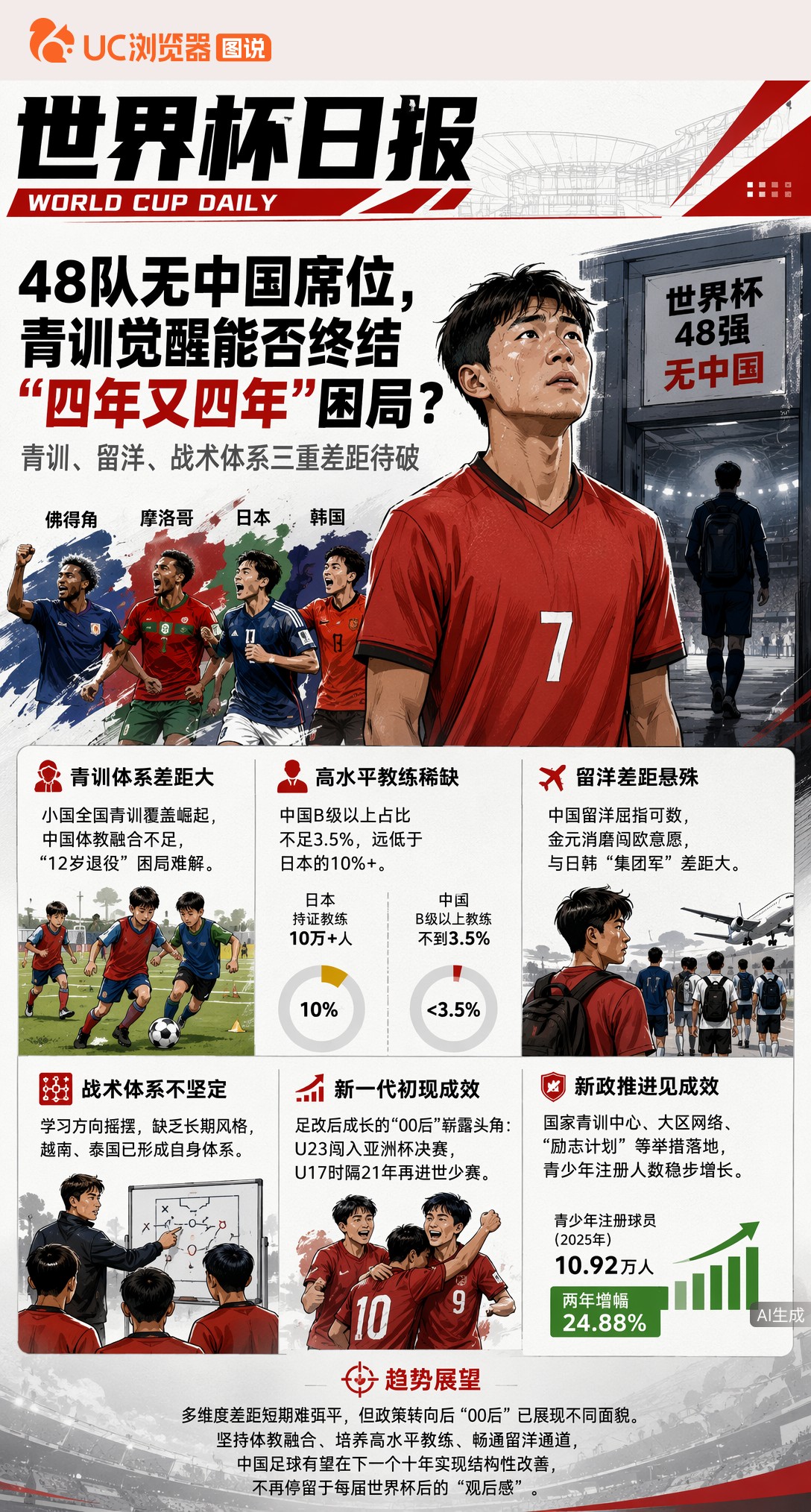 48队无中国席位，青训觉醒能否终结"四年又四年"困局？