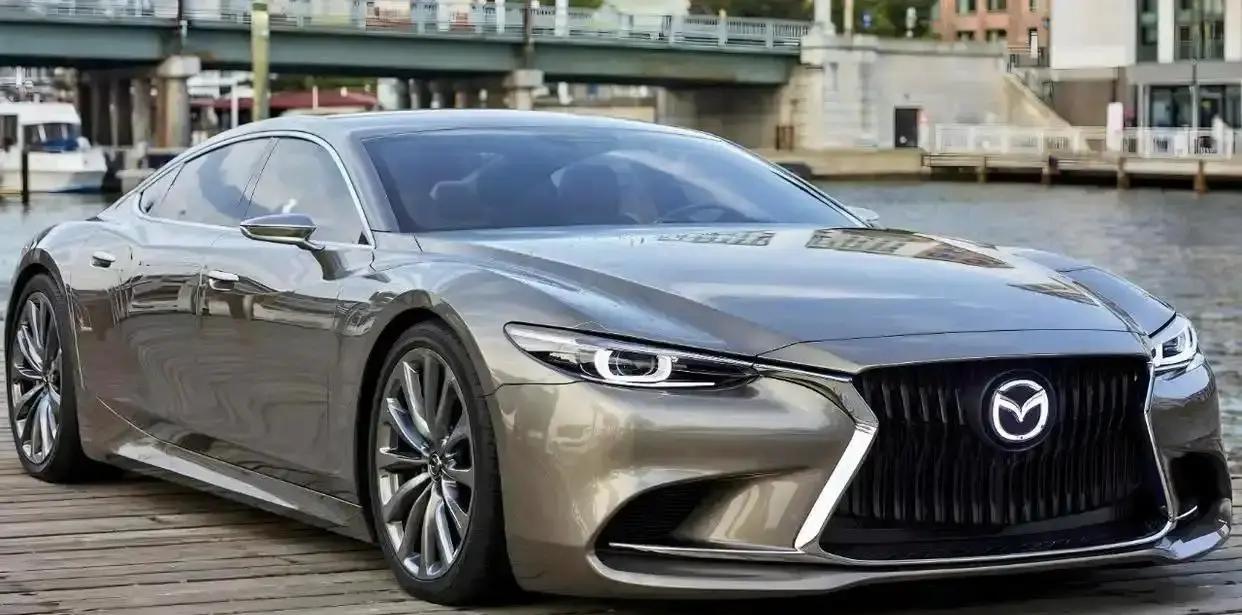 日前海外街头，马自达6E纯电轿跑实车露面，车尾标识醒目，这款中型车续航潜力大到680公里。