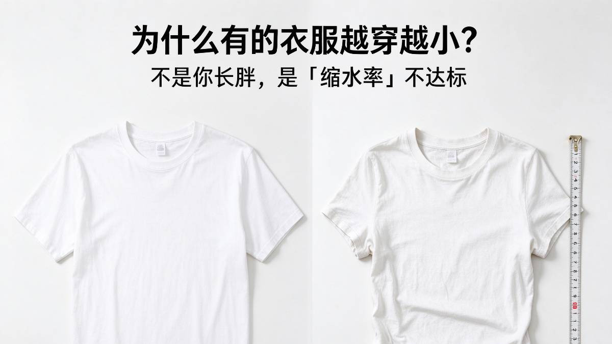 为什么有的衣服越穿越小？不是你长胖，是「缩水率」不达标