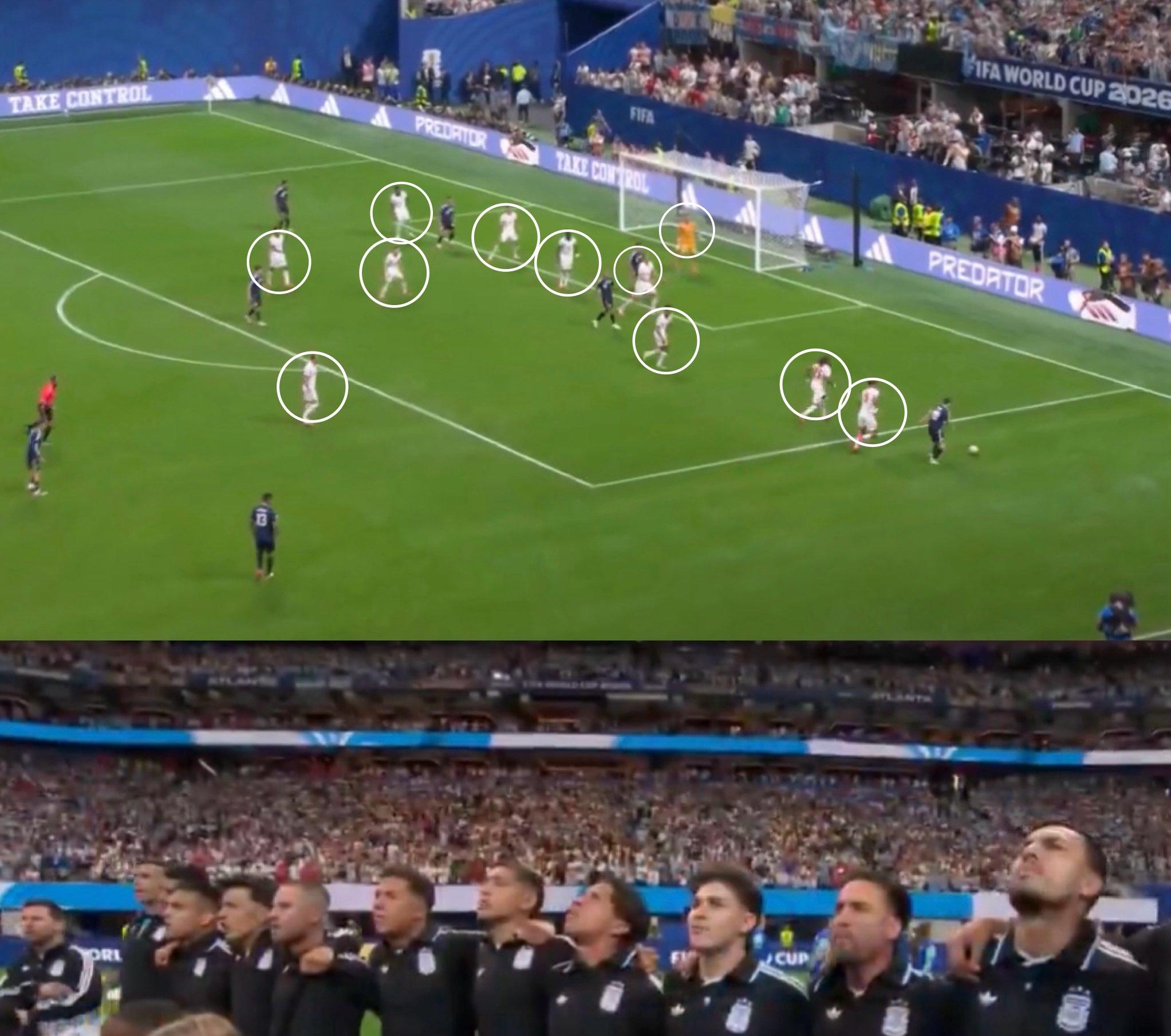 英格兰的保守，让球队付出惨痛代价！

英格兰 1-0 之后，阿根廷的控球率达