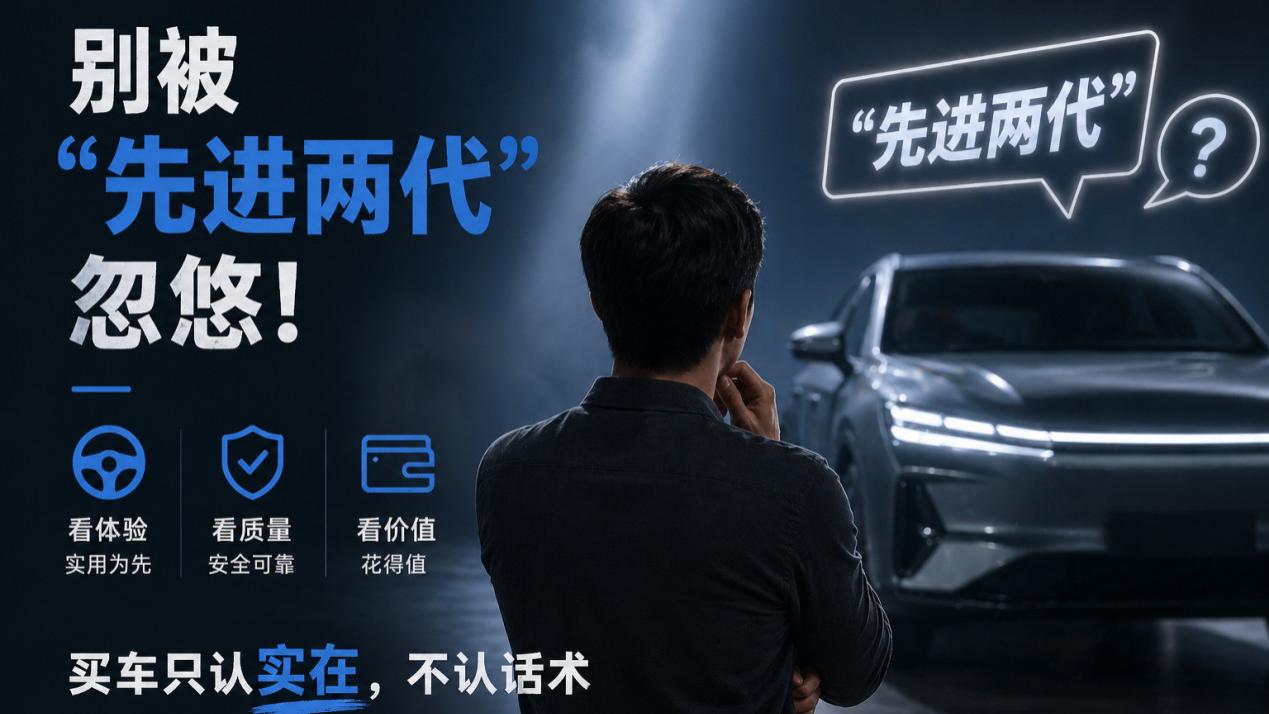 别被“先进两代”忽悠！ 老百姓买车，只认实在不认话术