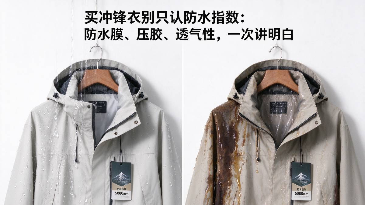 买冲锋衣别只认防水指数：防水膜、压胶、透气性，一次讲明白！