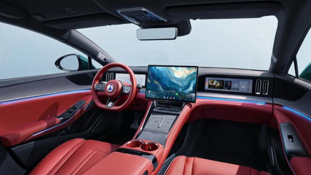 新增熔岩红配色 新款腾势Z9GT内饰官图发布