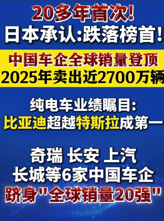 日媒感叹，还是被中国车企超越了！