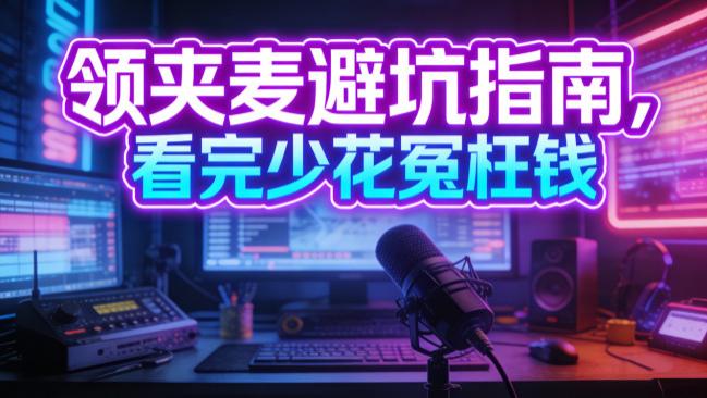 无线领夹麦哪个牌子好用？无线领夹麦克风怎么挑选？一次说清