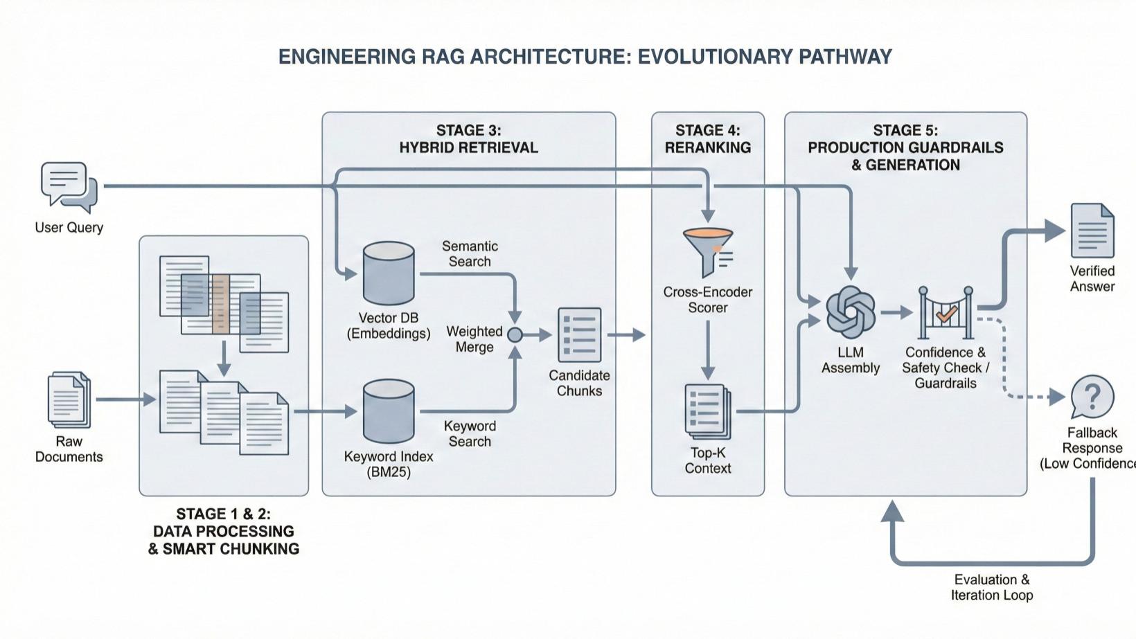 深入RAG架构：分块策略、混合检索与重排序的工程实现