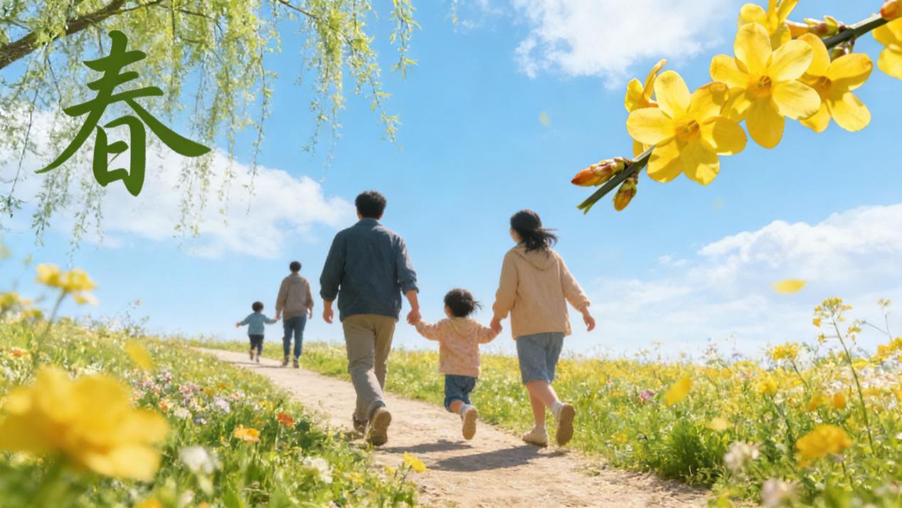 东风解冻，蛰虫始振。今日立春，四季伊始，万物更生。