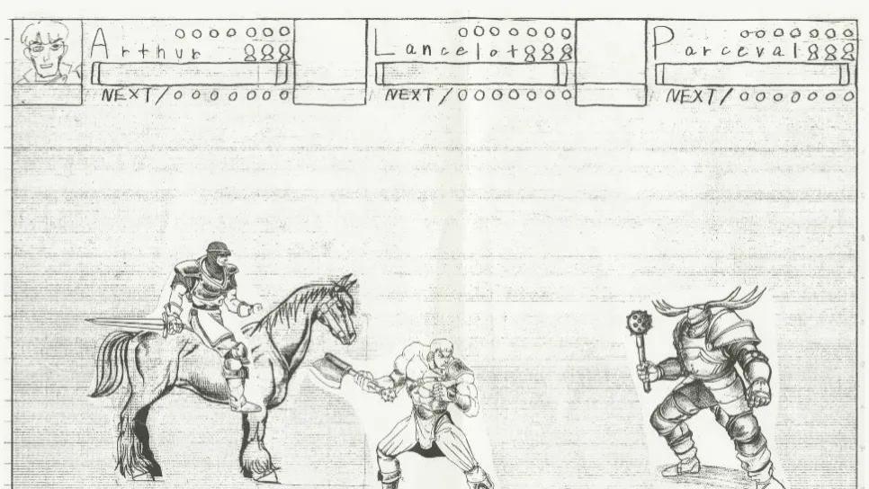 街机《圆桌骑士》绝密原案被曝光，王子设定为何反差巨大？