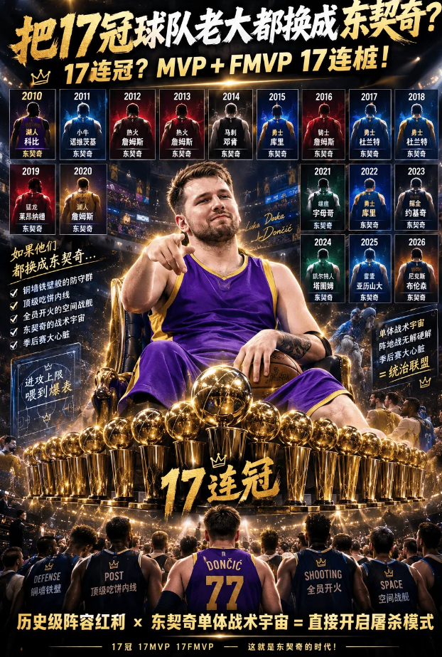 东契奇拥有当代断档级别的阵地战硬解能力与单体战术算力，他当下真正的困境从来不是个