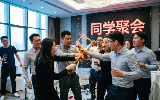 同学会上，班花举杯说我当年霸凌她。我默默掏出十年日记，一页页念完后，她被警察铐走了