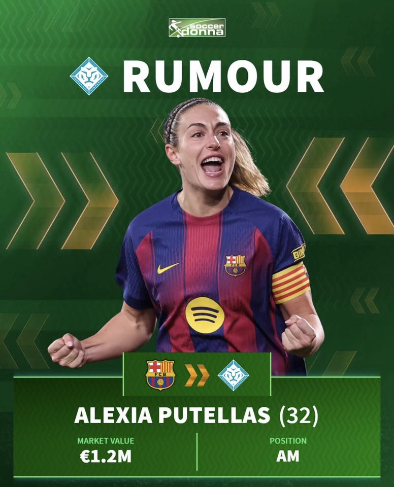 看来英女超的伦敦城雌狮女足下个赛季要争联赛前三了，西甲巴塞罗那女足的普特利亚斯和