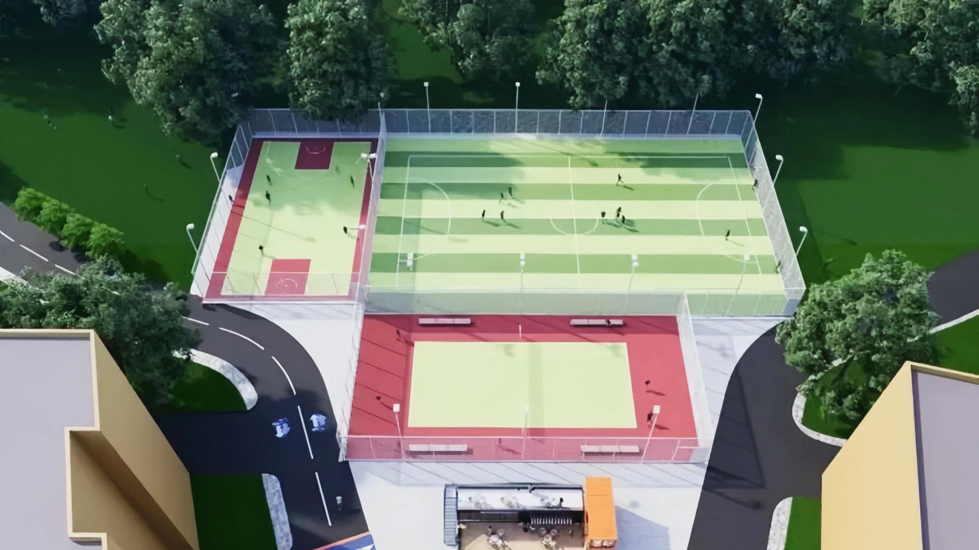 篮球足球网球安排上了，还有绿带环廊！高新区这里要“动感”焕新