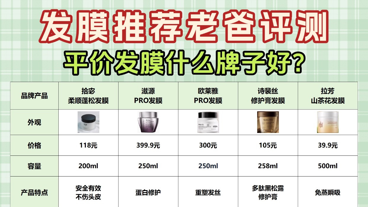 平价发膜什么牌子好？发膜推荐老爸评测！深度测评分享