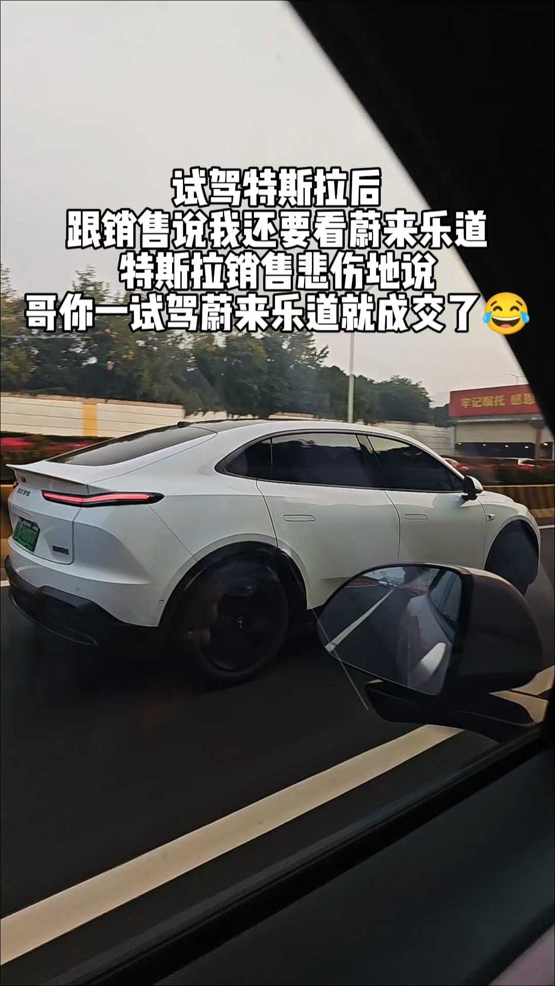 试驾特斯拉后跟销售说我还要看蔚来乐道！销售很悲伤