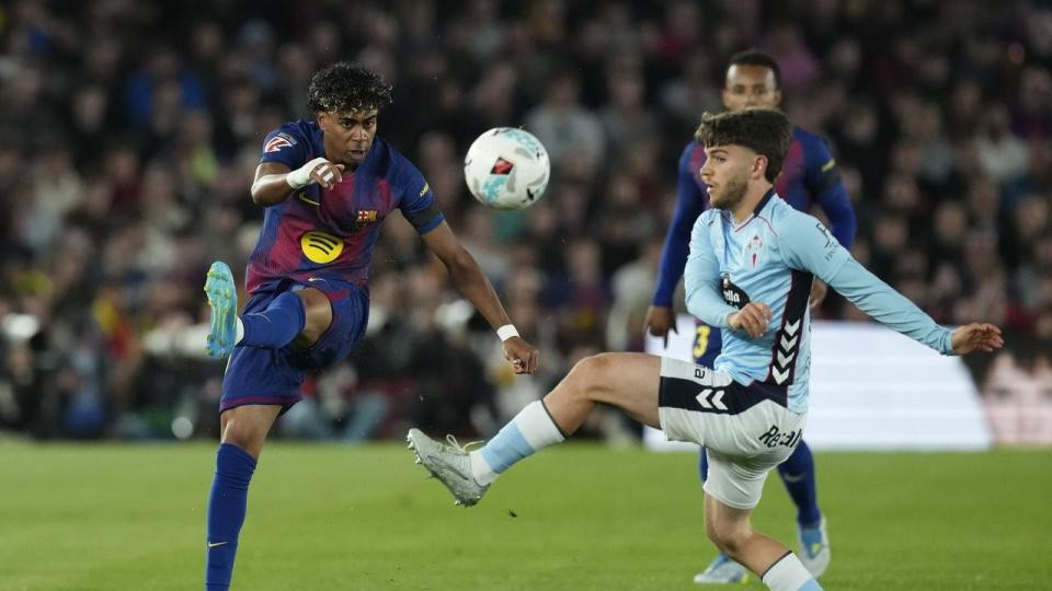 巴塞罗那1-0塞尔塔，赛后评分：不是亚马尔第一，巴萨13号第一