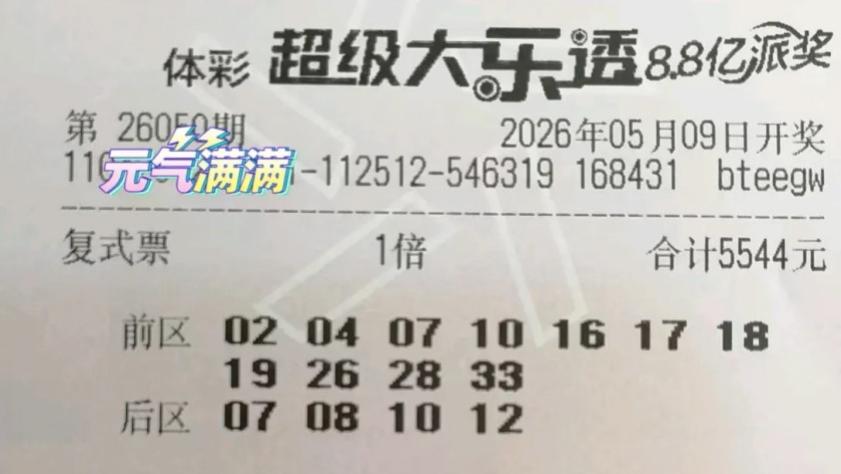 1万胆拖大票思路重心在后区，5544复式兄弟谁更优秀？大乐透26050期赏析